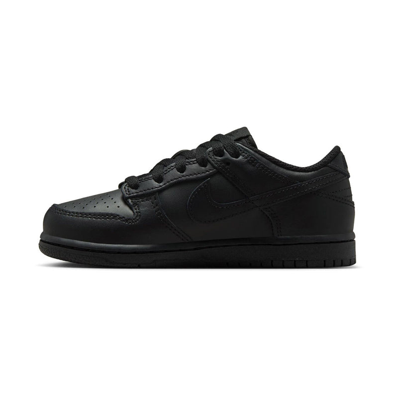 Dunk Low 'Triple Black' Little Kids' Shoes