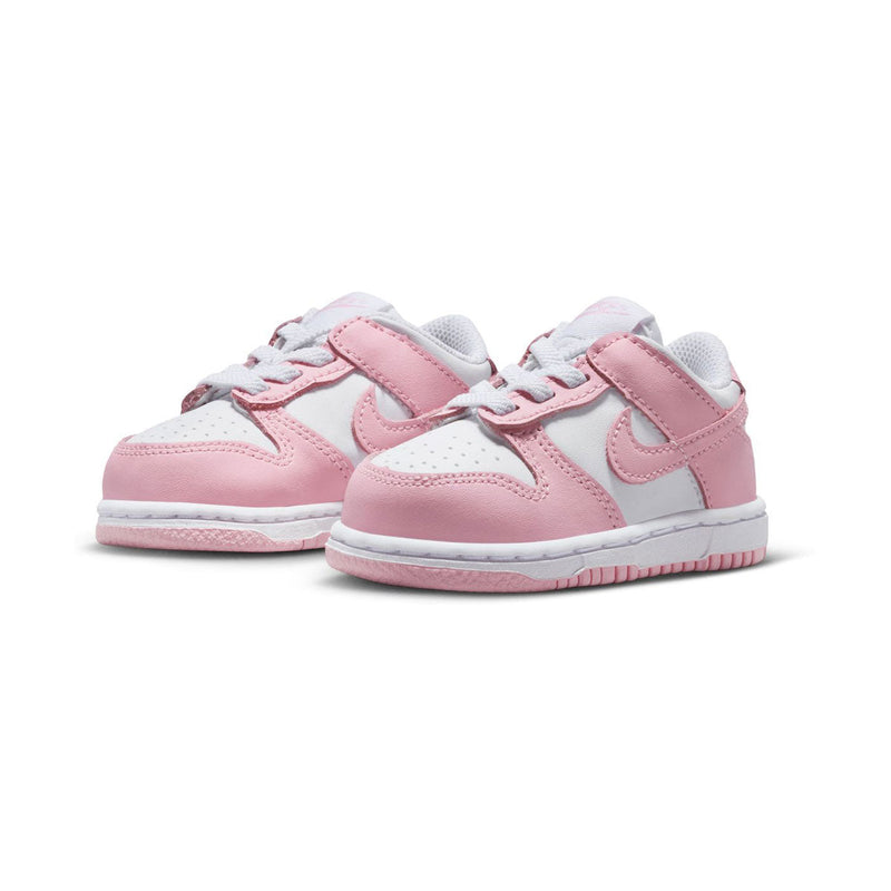 Dunk Low 'White Medium Soft Pink' Baby/Toddler Shoes
