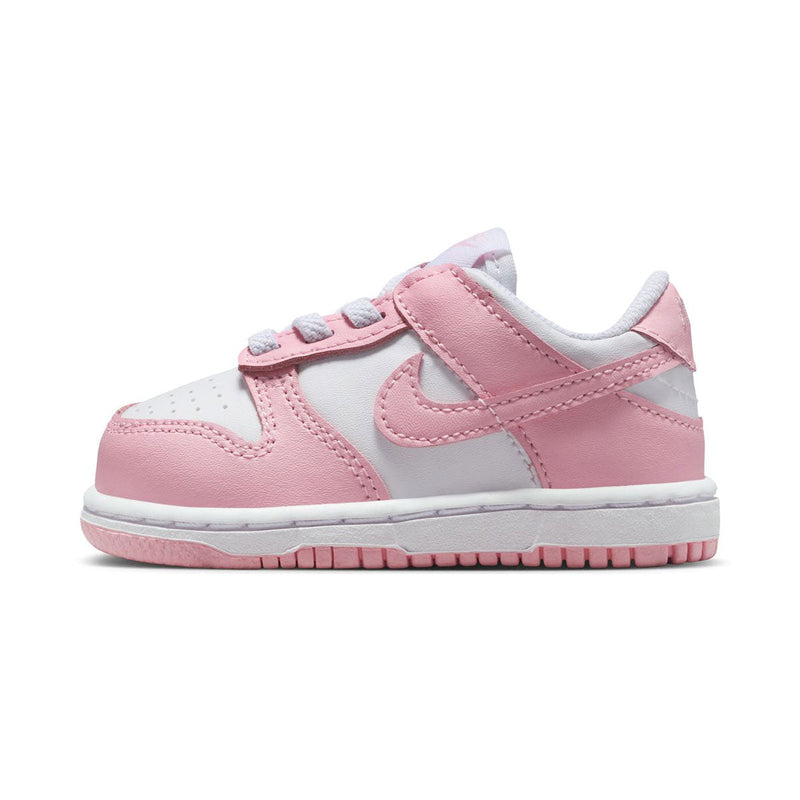 Dunk Low 'White Medium Soft Pink' Baby/Toddler Shoes