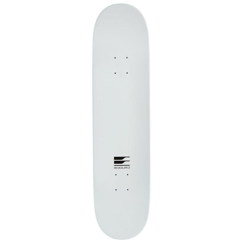 EDGLRD Tech Script Team Skateboard Complete - White/Black - 8.00"