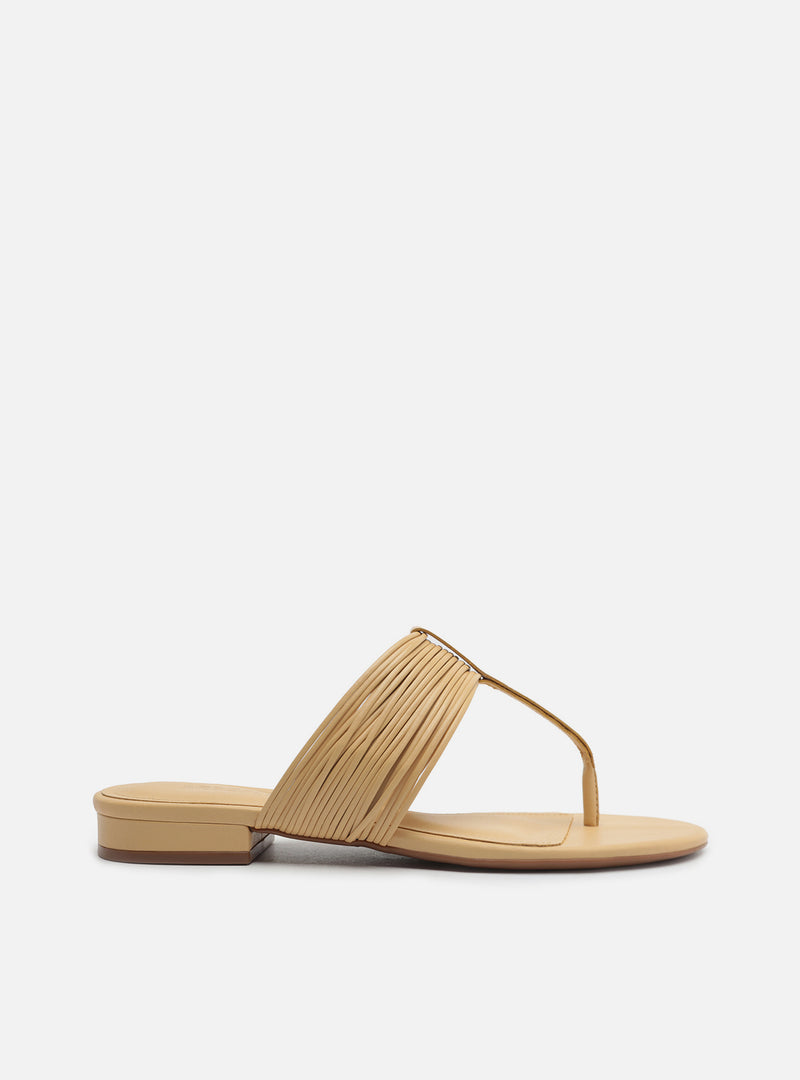 Elani Leather Sandal Flats S/26