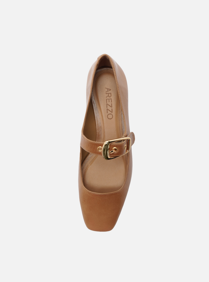Elena Ballet Leather Flat Flats Pre Fall 26