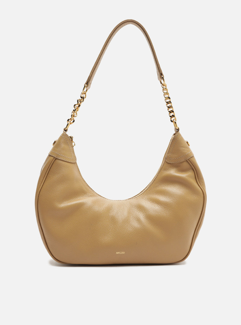 Elena Large Leather Hobo Handbags S/26