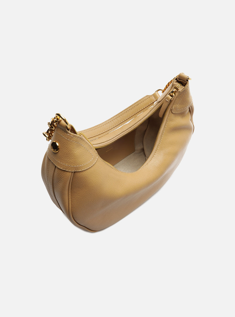 Elena Large Leather Hobo Handbags S/26