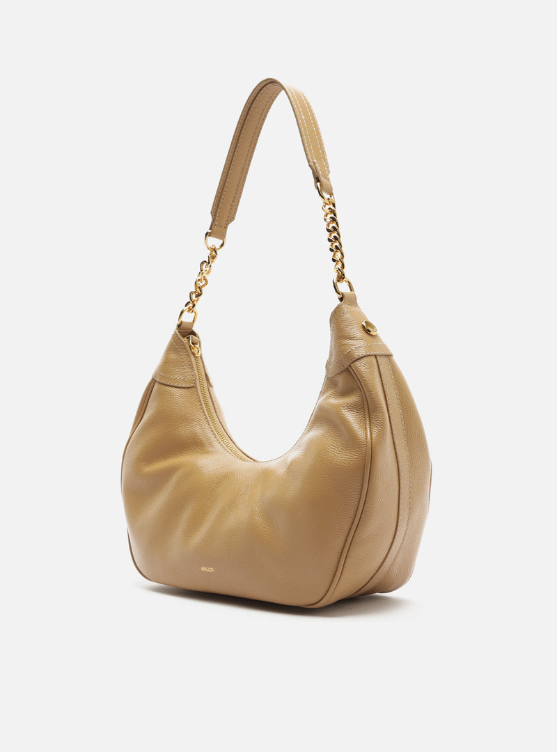 Elena Large Leather Hobo Handbags S/26