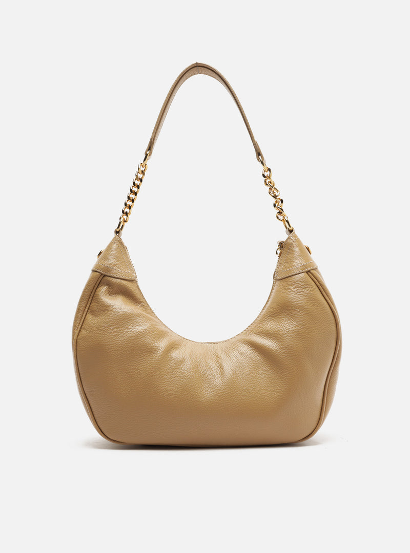 Elena Large Leather Hobo Handbags S/26
