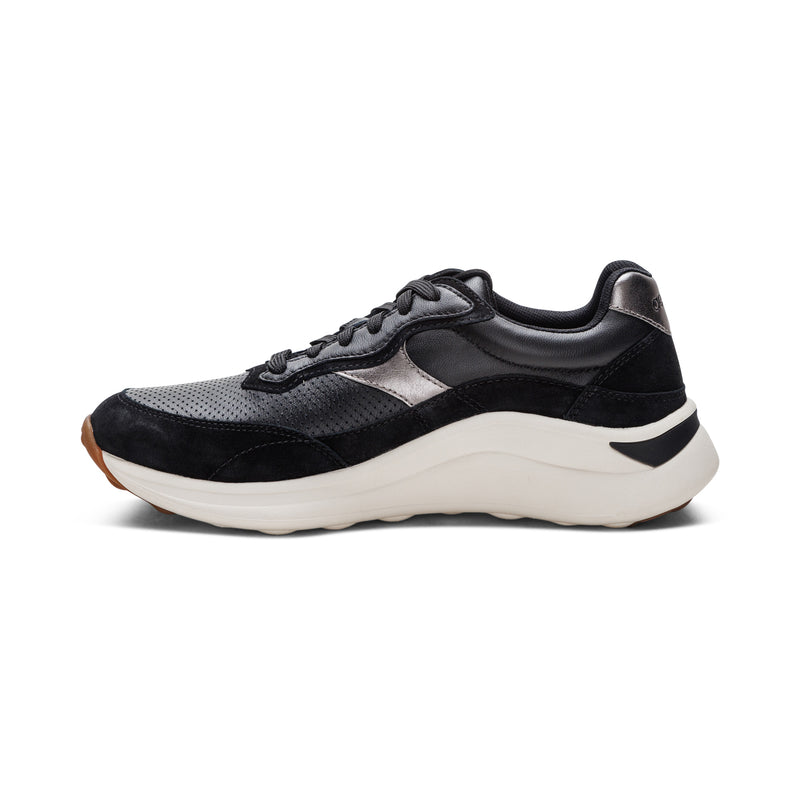 Emily Lace Up Sneakers #color_black