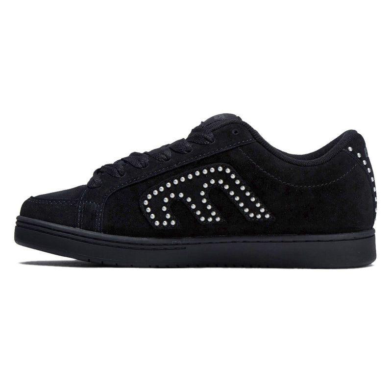 Etnies Kingpin Shoes - Black/Black/Silver