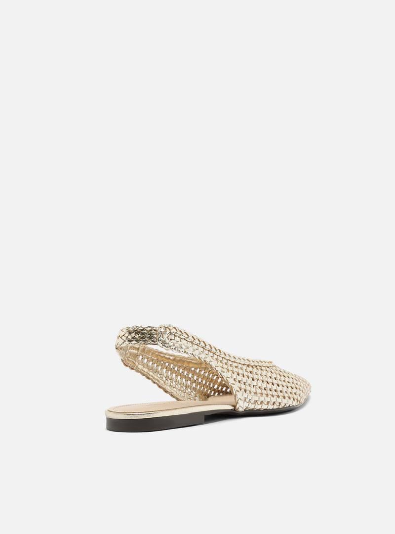 Eva Ballet Leather Flat Flats U/26