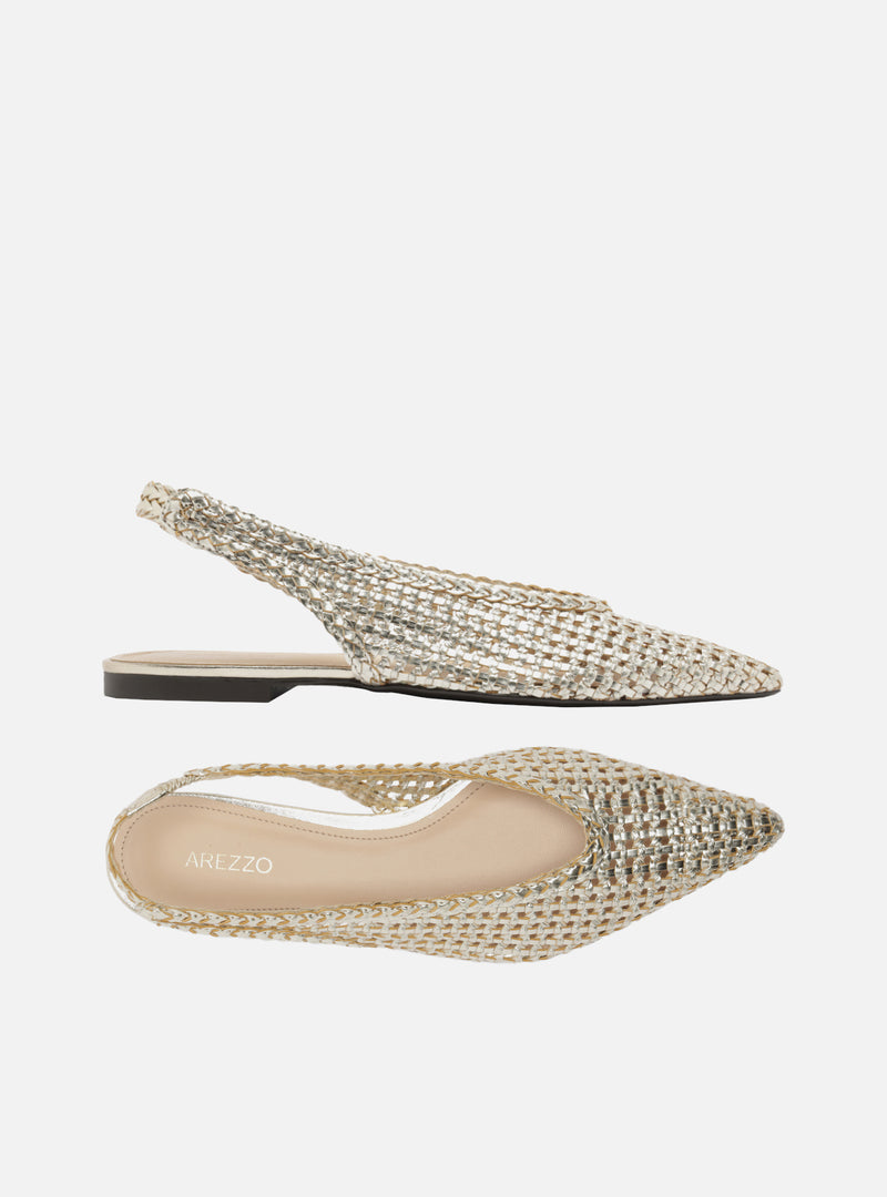 Eva Ballet Leather Flat Flats U/26