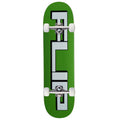 Flip Squared Logo Skateboard Complete - Green - 8.25"