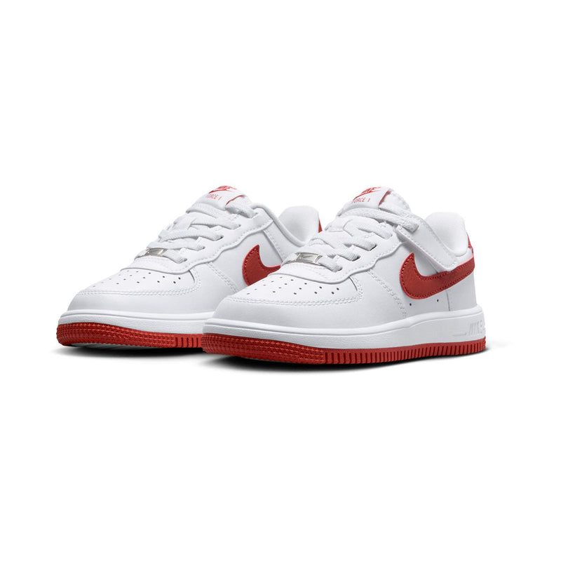 Force 1 Low EasyOn 'White Dragon Red' Little Kids' Shoes