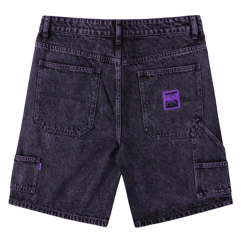 Former Distend Denim Walk Shorts - Washed Purple