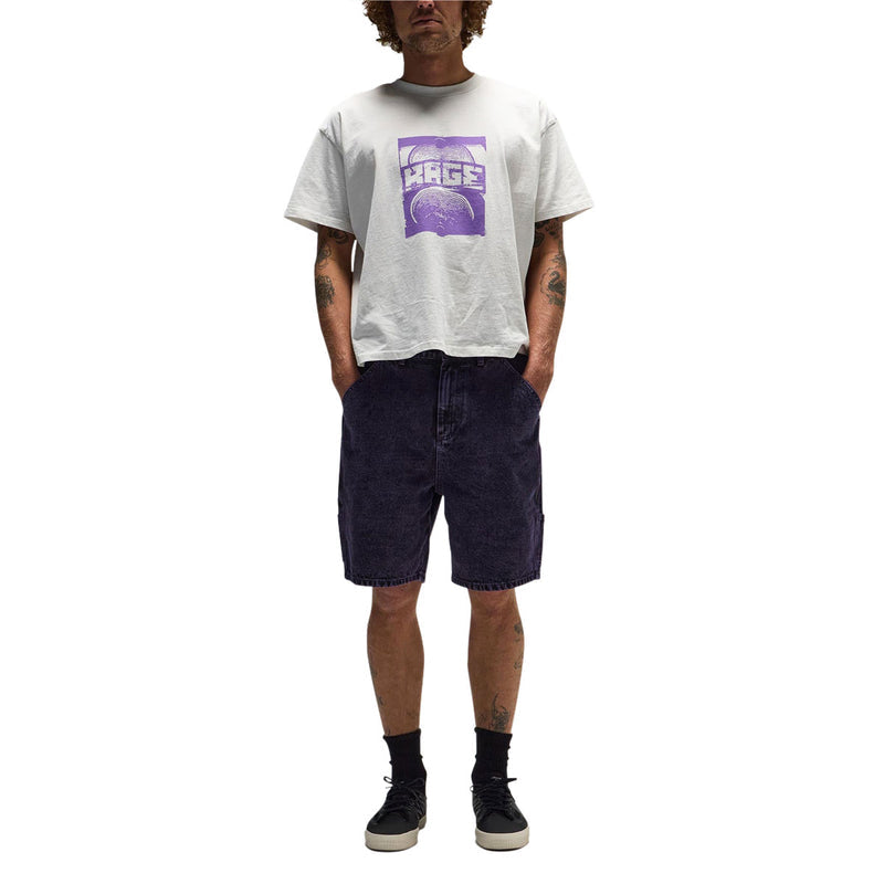 Former Distend Denim Walk Shorts - Washed Purple