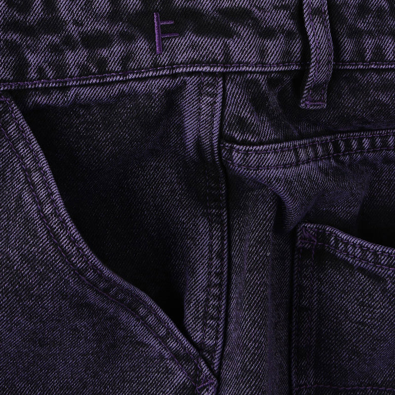 Former Distend Denim Walk Shorts - Washed Purple