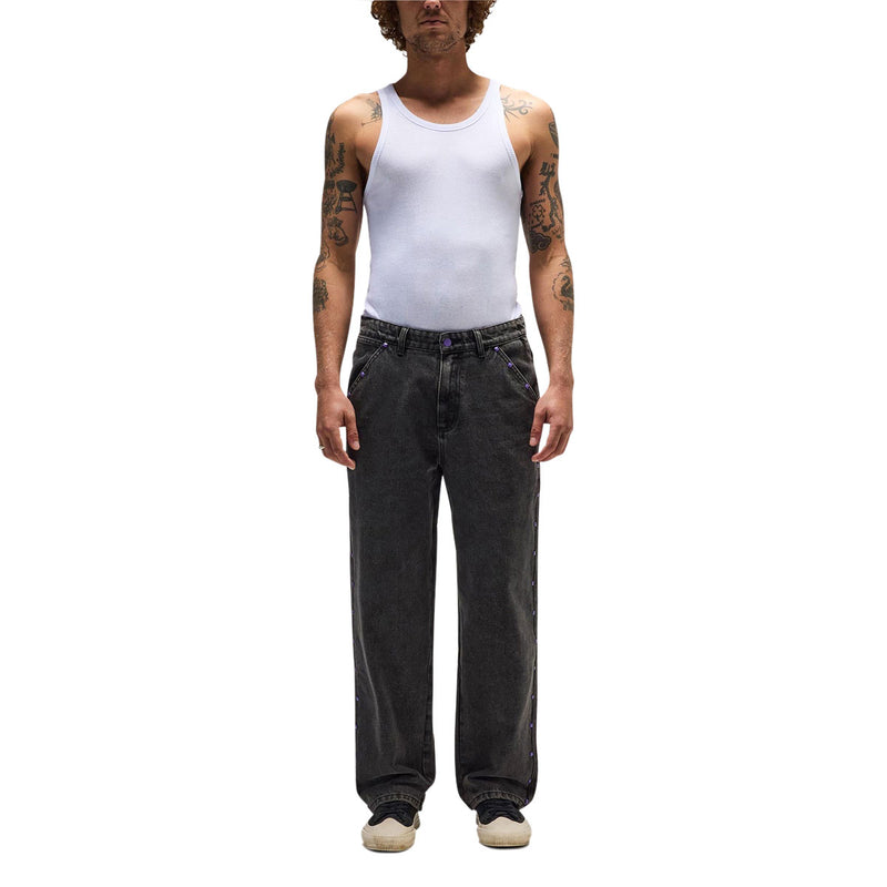 Former Studded Denim Jeans - Washed Black