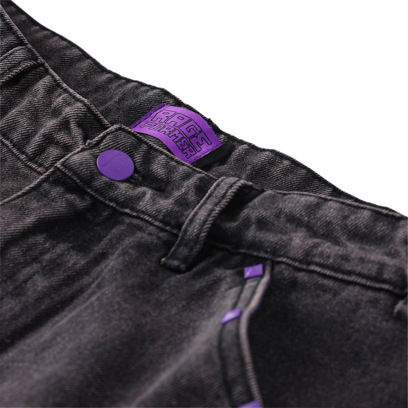 Former Studded Denim Jeans - Washed Black