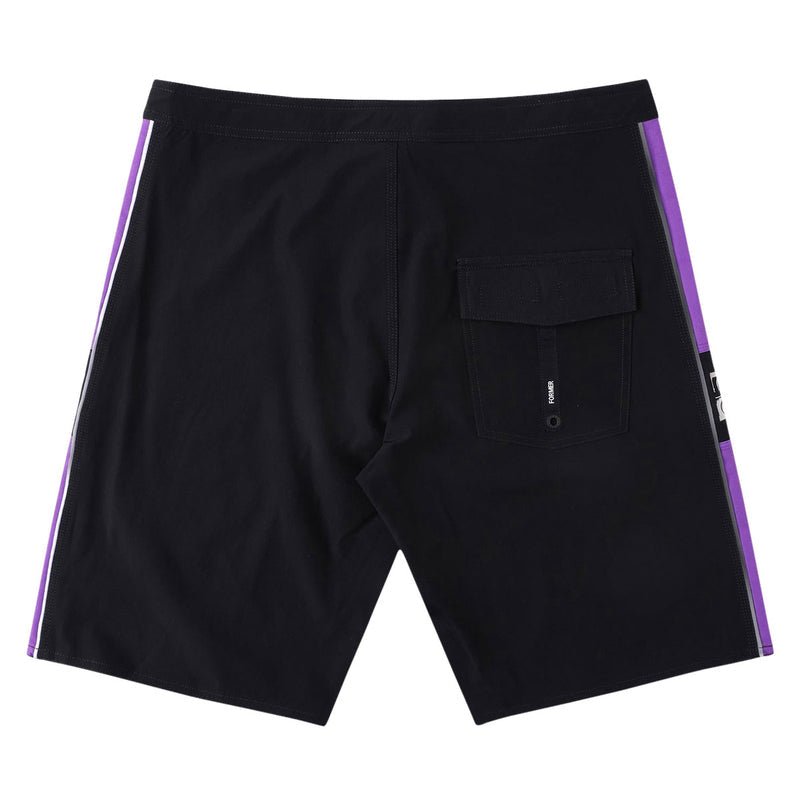 Former Team 20 Boardshorts - Black/Purple