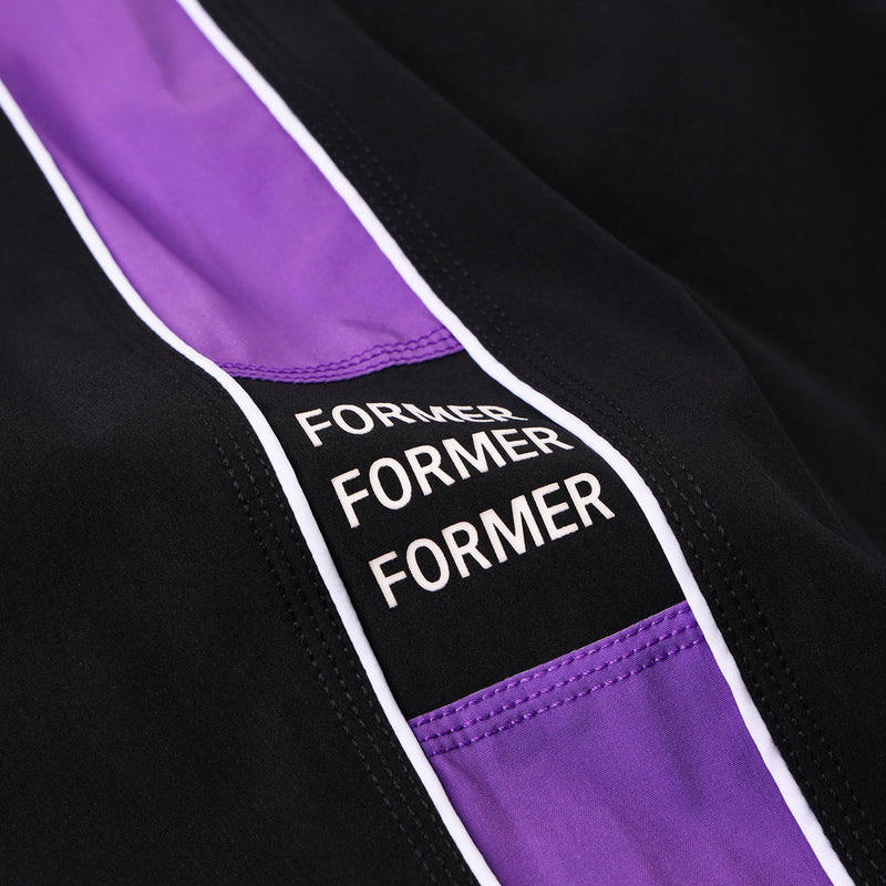 Former Team 20 Boardshorts - Black/Purple