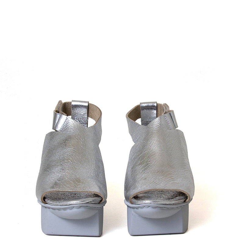 Fractal Women's Platform Leather Sandal