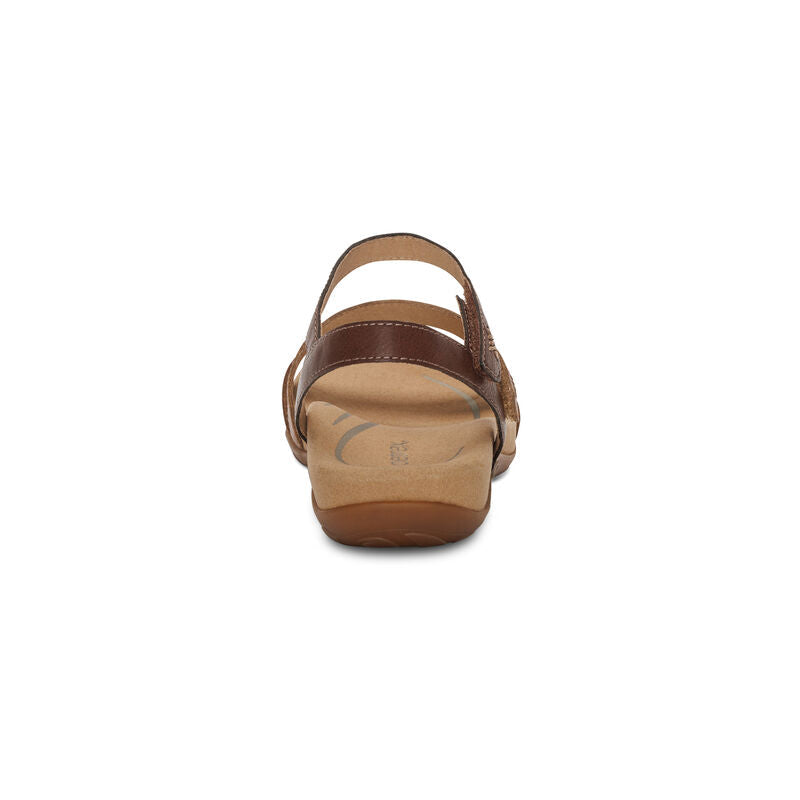 Gabby Adjustable Quarter Strap Sandal #color_cognac-multi