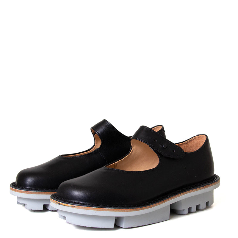 Girly Women's Platform Leather Mary Jane