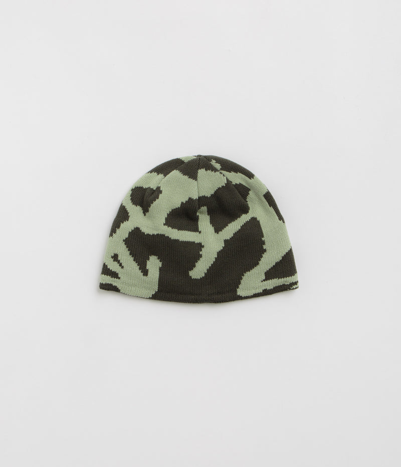 Gramicci Burly Runningman Beanie in Oak Green
