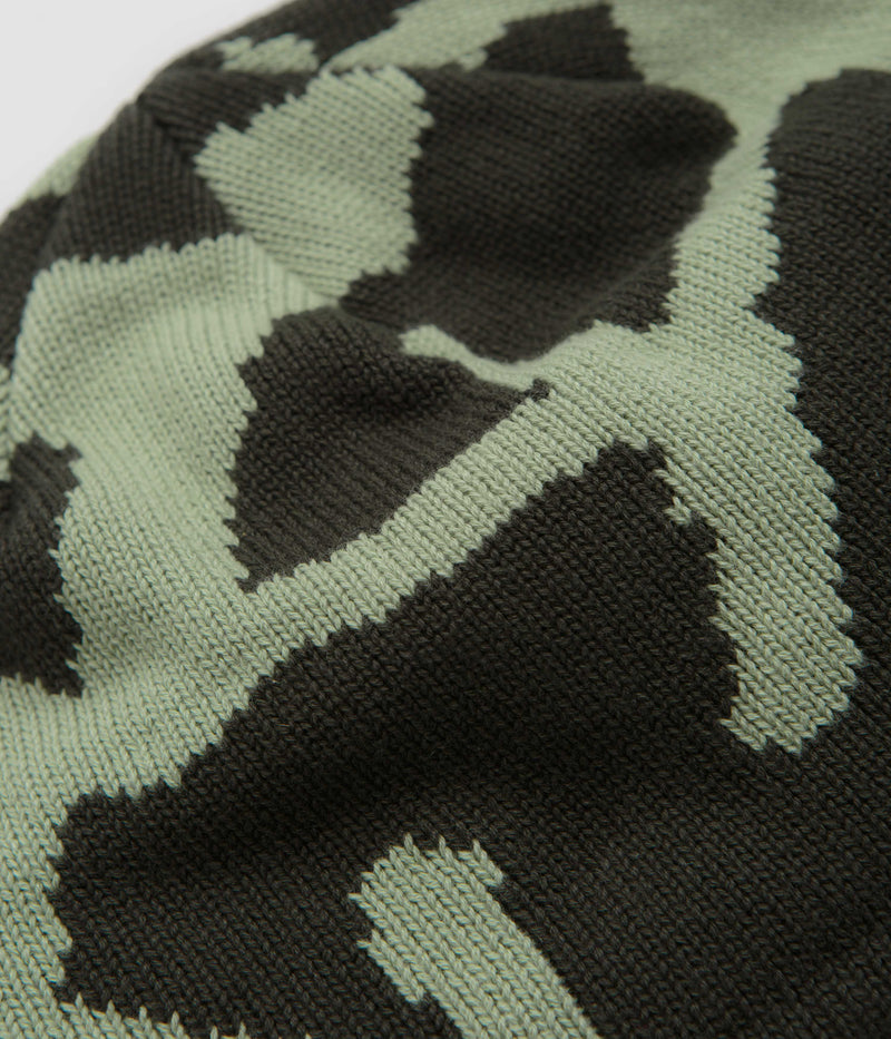 Gramicci Burly Runningman Beanie in Oak Green