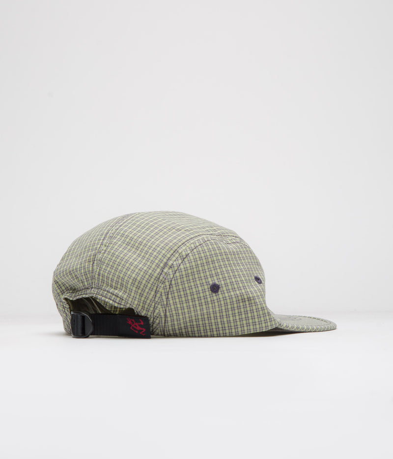 Gramicci Checkered Long Bill Cap in Sierra Check Mint