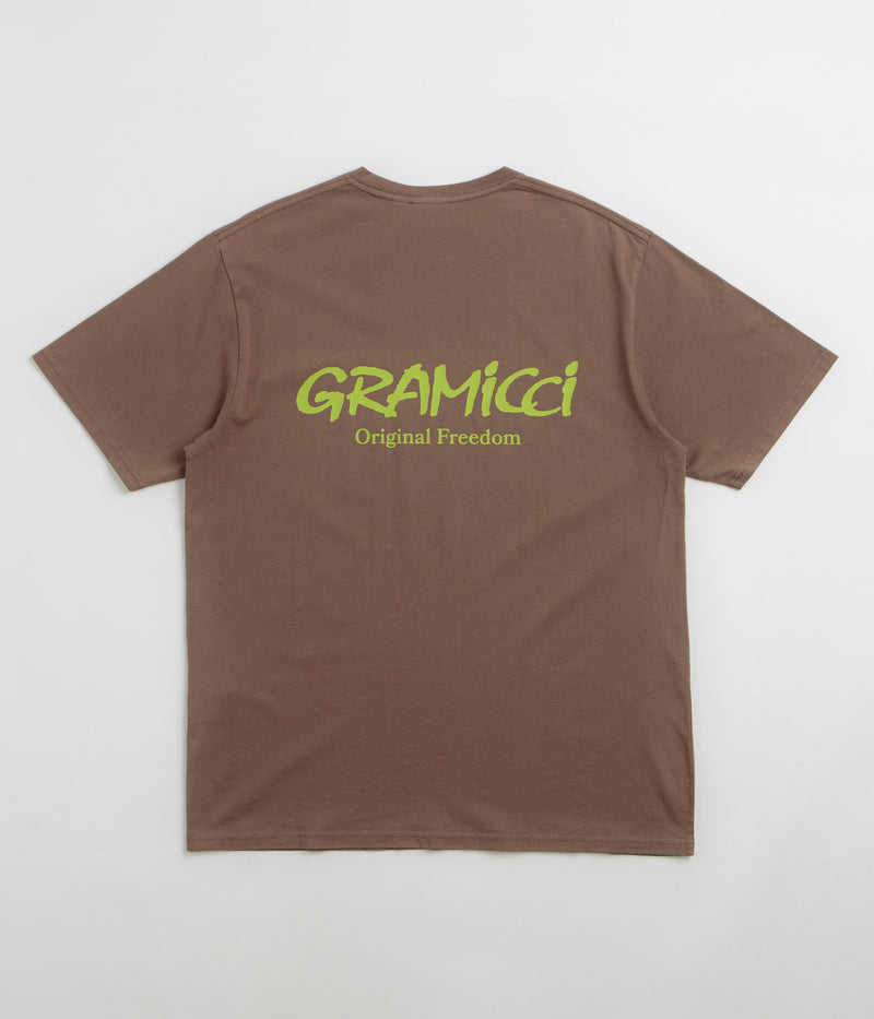 Gramicci Original Freedom T-Shirt in Pigment Brown
