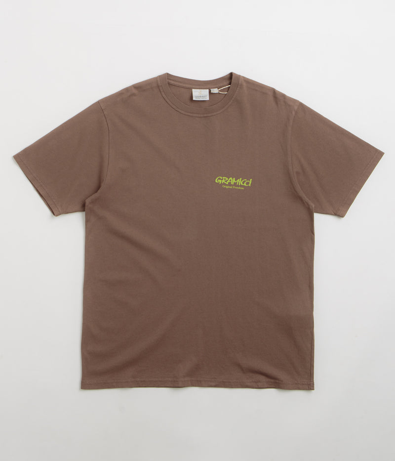 Gramicci Original Freedom T-Shirt in Pigment Brown