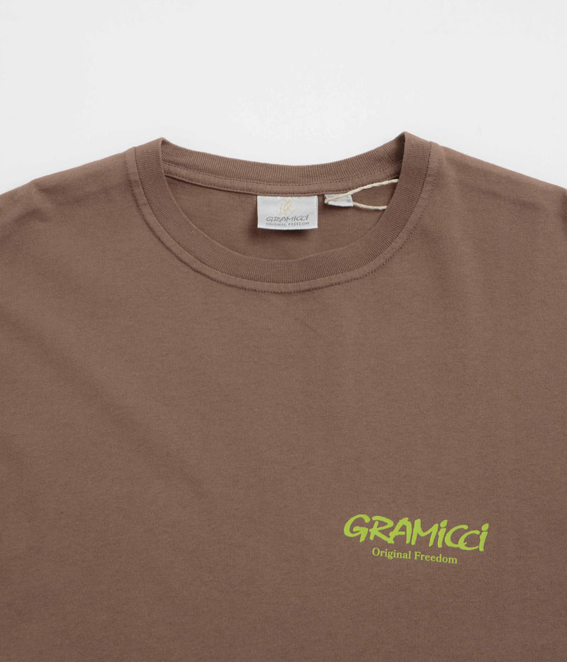 Gramicci Original Freedom T-Shirt in Pigment Brown