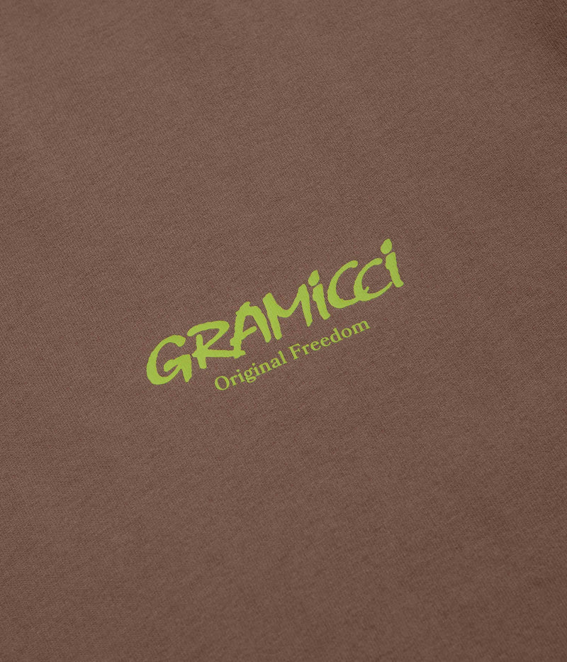 Gramicci Original Freedom T-Shirt in Pigment Brown