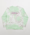 Gramicci Oval Long Sleeve T-Shirt in Green Tie Dye