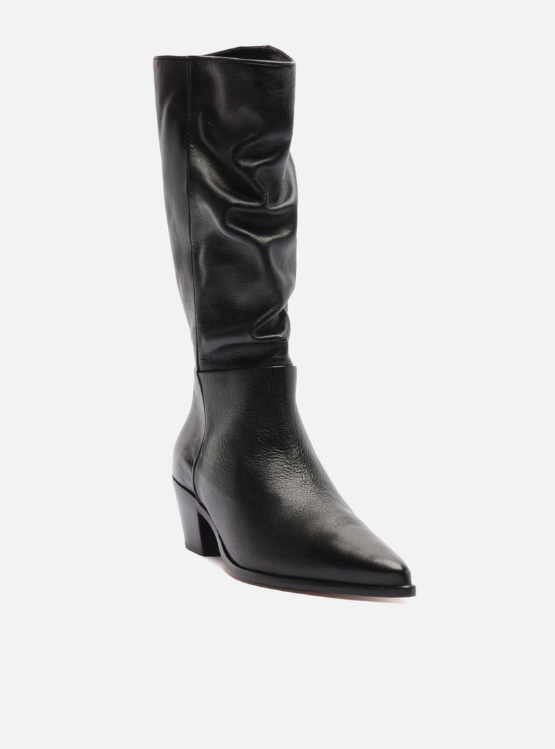 Harlowe Low Block Leather Boot Boots Pre Fall 26