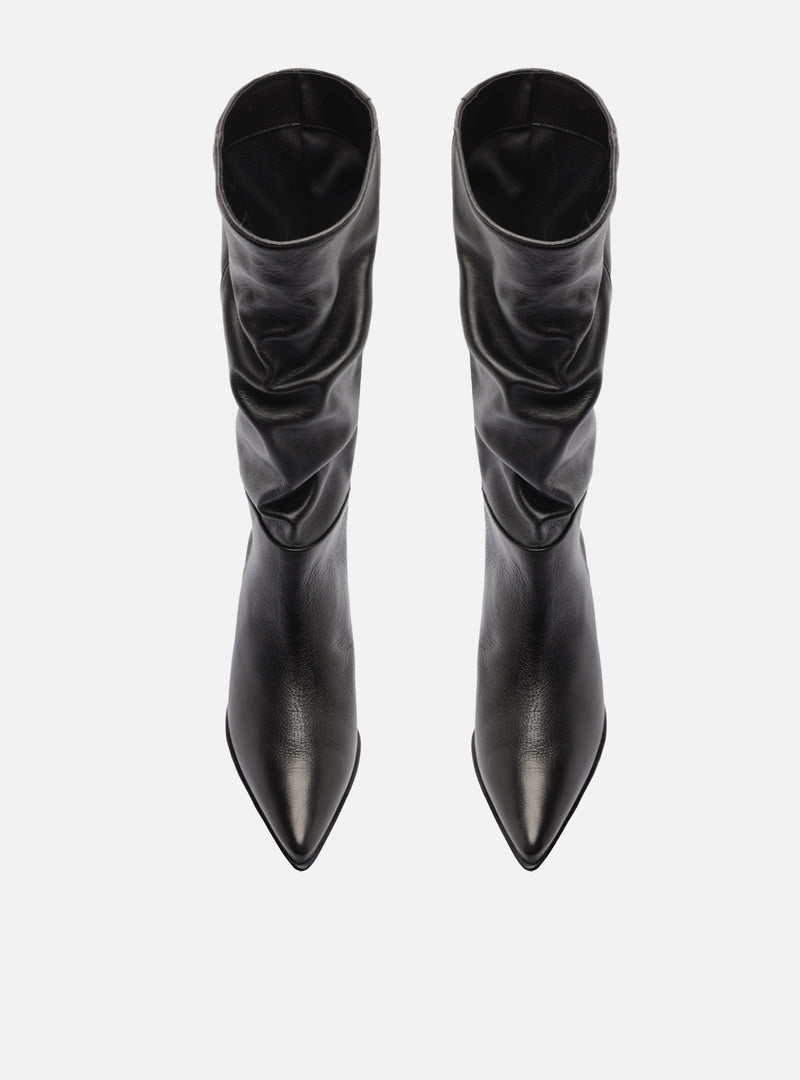 Harlowe Low Block Leather Boot Boots Pre Fall 26