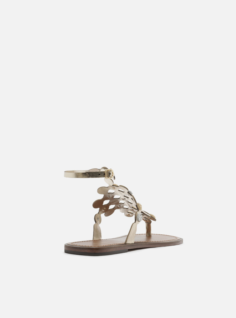 Haven Leather Flat Sandal Flats S/26