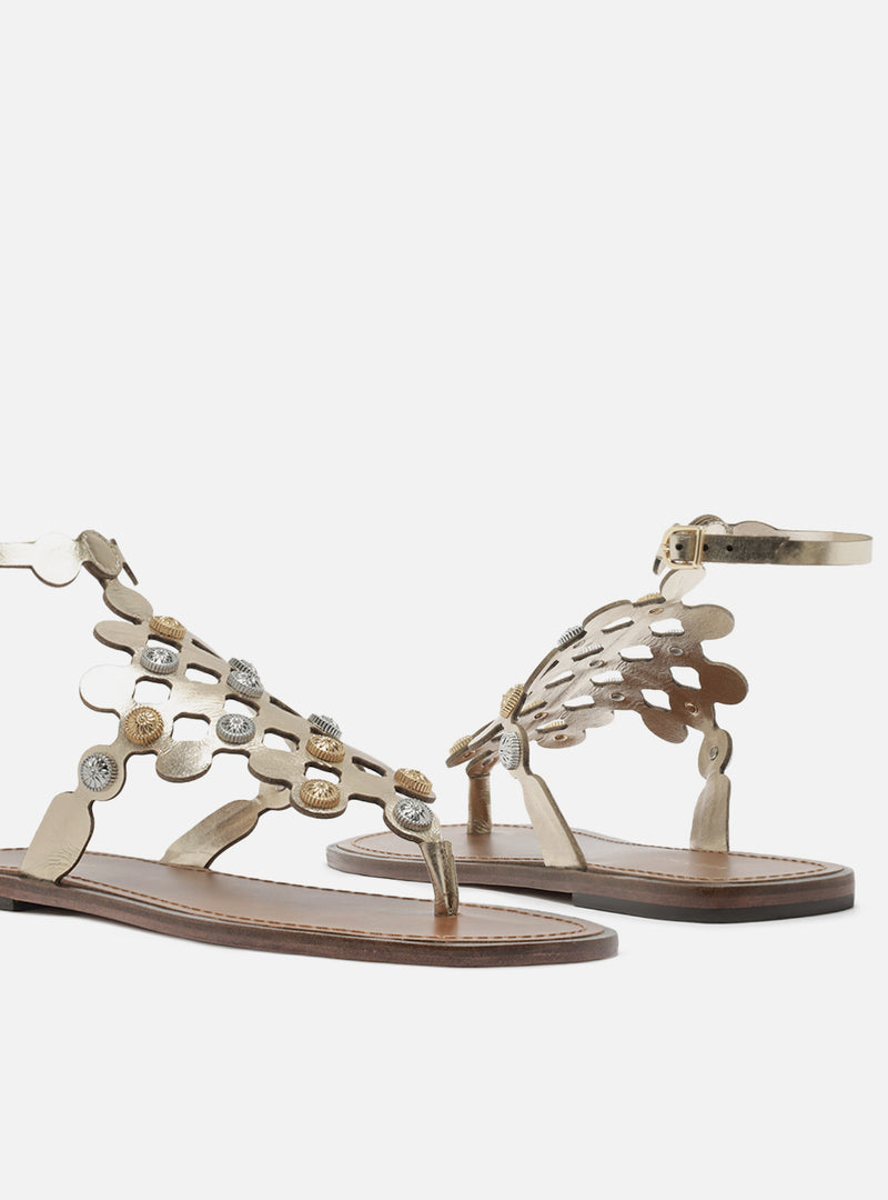 Haven Leather Flat Sandal Flats S/26