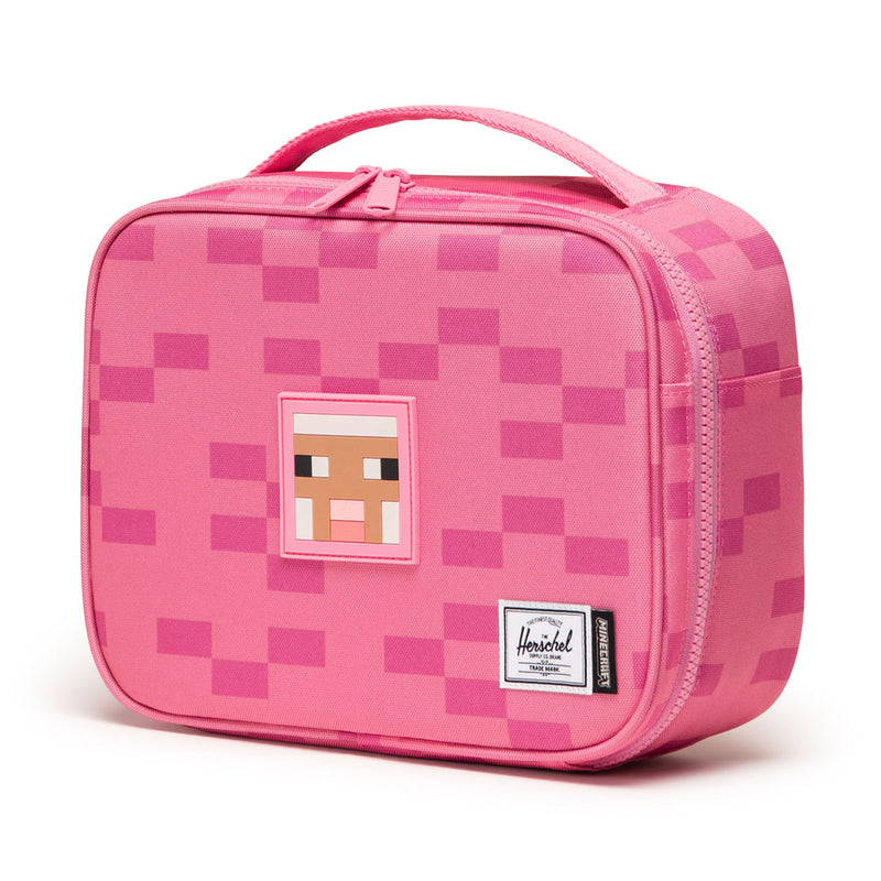 Herschel Supply x Minecraft Little Pop Quiz Lunch Box - Pink Sheep