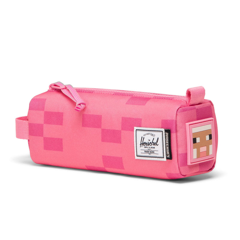 Herschel Supply x Minecraft Settlement Little Pencil Case - Pink Sheep