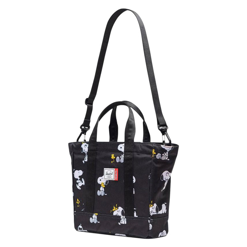 Herschel Supply x Peanuts Heritage Small Tote Bag - Snoopy And Woodstock Black
