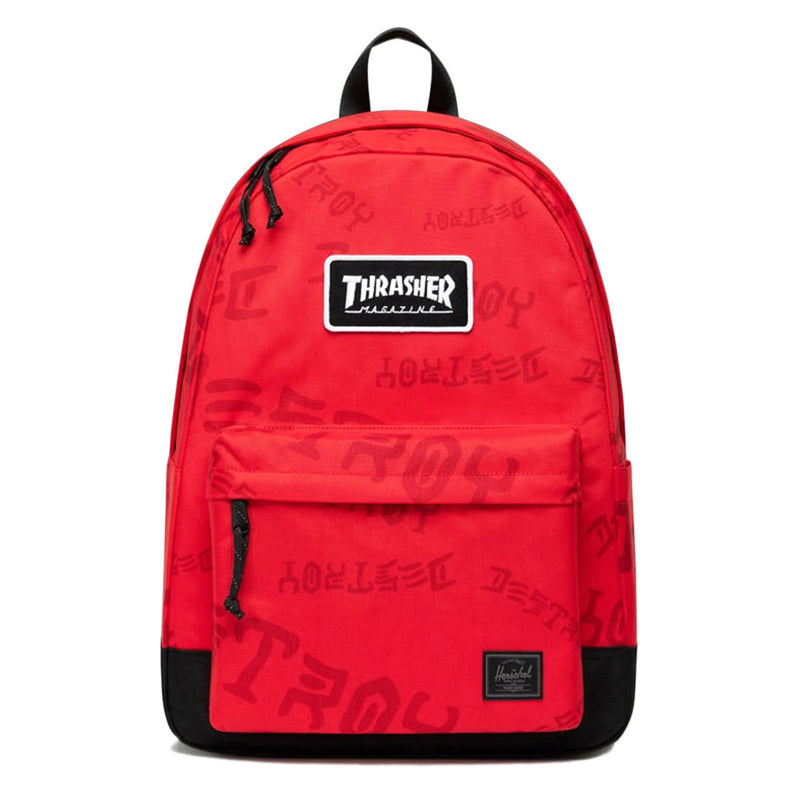 Herschel Supply x Thrasher Classic XL Nylon Backpack - Racing Red/Barbados Cherry Destroy