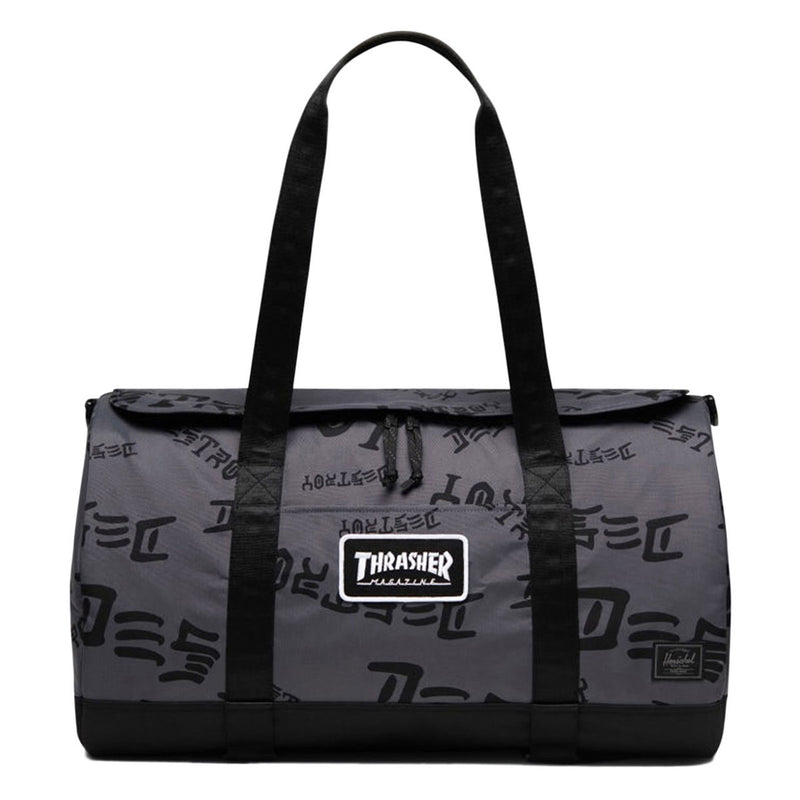 Herschel Supply x Thrasher Heritage Skate Duffle Bag - Asphalt/Black Destroy