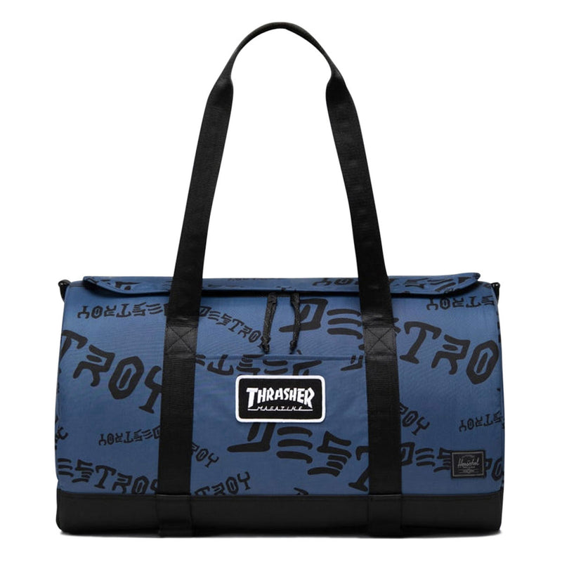 Herschel Supply x Thrasher Heritage Skate Duffle Bag - Oceana/Dark Navy Destroy