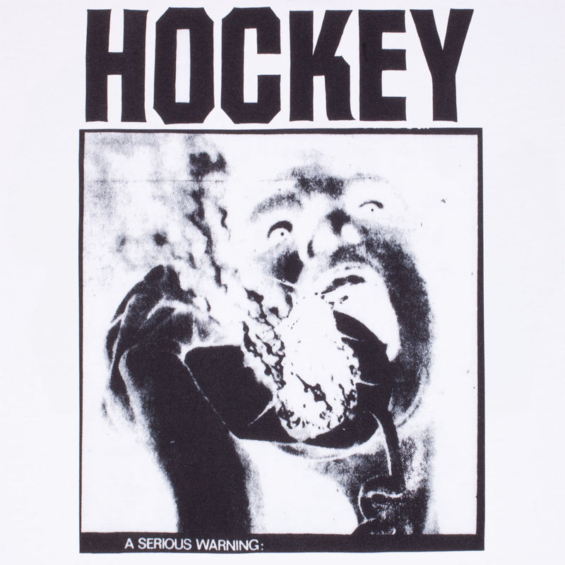 Hockey Serious Warning T-Shirt - White