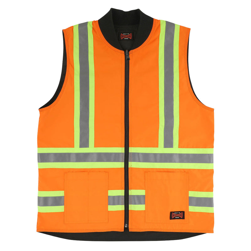Independent BTG Reversible Work Vest - Black/Orange