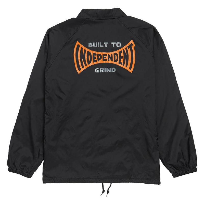 Independent Built To Grind Span Windbreaker Jacket - Black