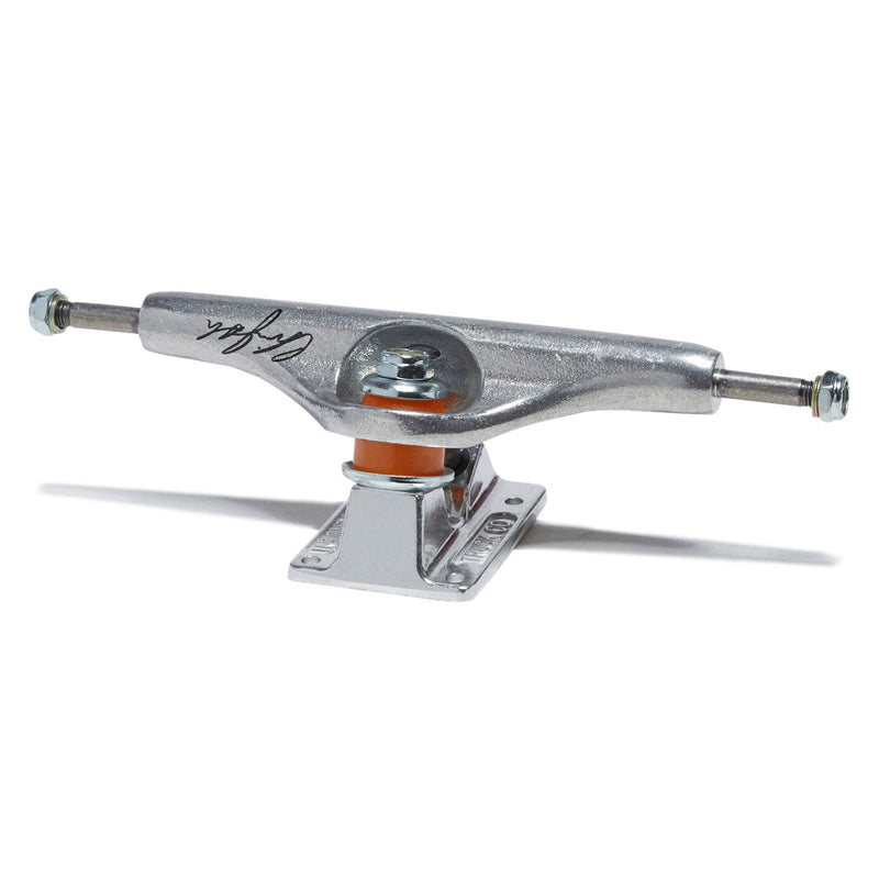 Independent Stage 11 Forged Titanium Chris Joslin Sticker Slap Pro Skateboard Trucks - Polished Silver - 169mm