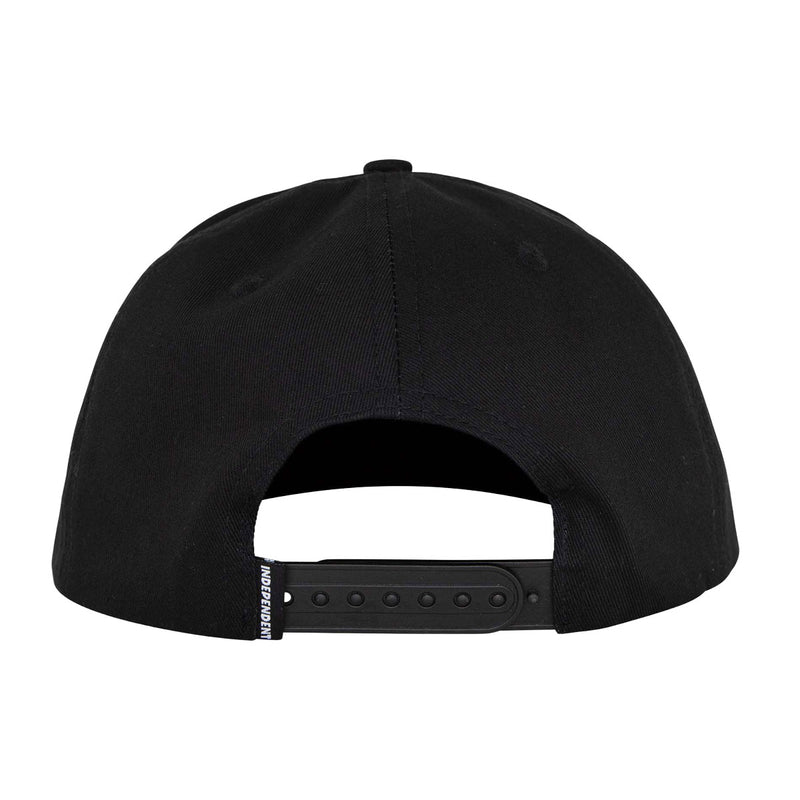 Independent Sticker Slap Snapback Hat - Black