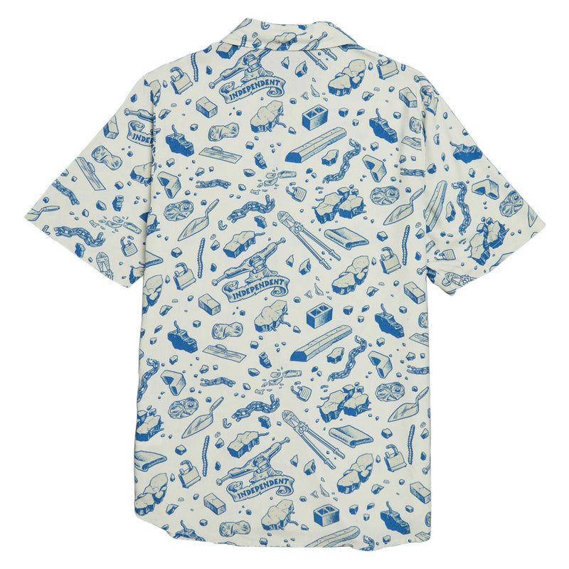 Independent Under The Bridge Party Shirt - Concrete/Blue